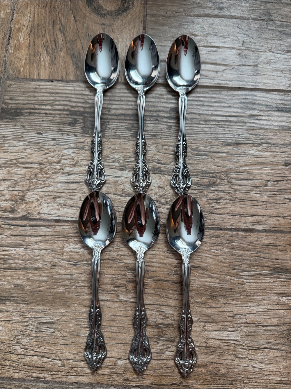 Oneida Spoons Michelangelo stainless set of 6 six